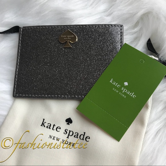 NWT kate spade graham little bug glitter card hold - Picture 4 of 6